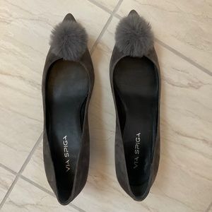 Via Spiga suede pumps